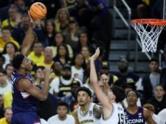 Pontuação do UConn x Michigan Box: estatísticas completas do intervalo do jogo do campeonato nacional de 2026