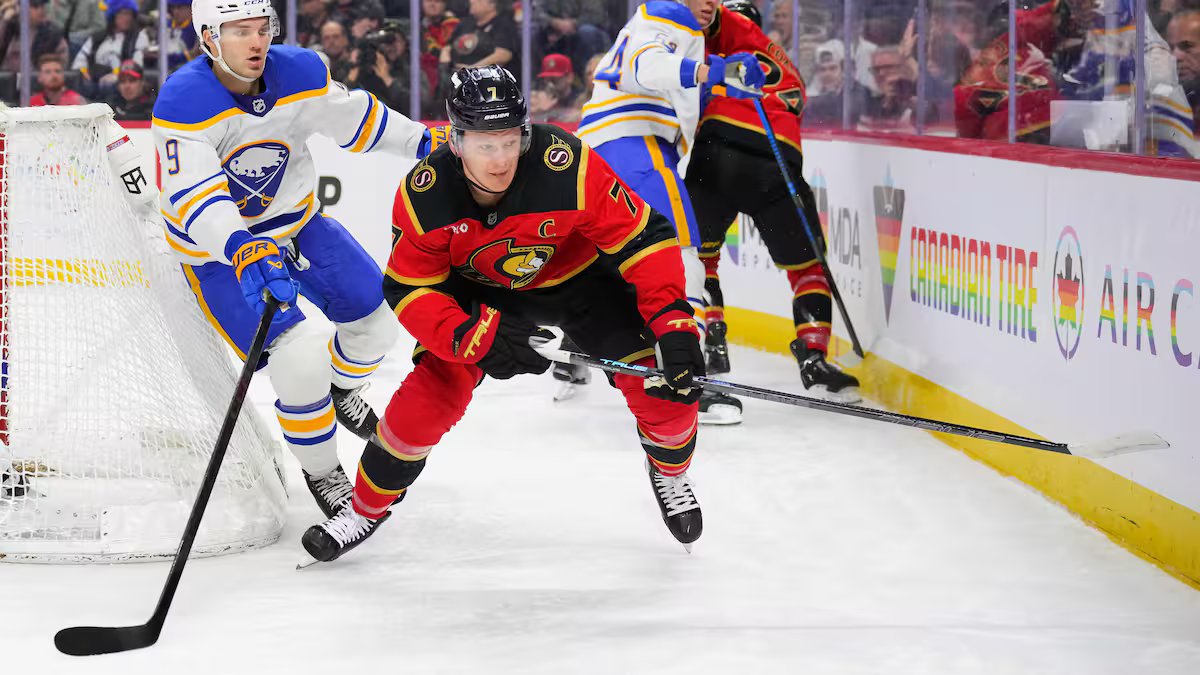 Na turnê, Brady Tkachuk defende seu pai: «Ses propos ont été transformés et déformés»