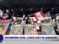Membros da comunidade de Dearborn se reúnem para lamentar as vidas perdidas nos ataques aéreos israelenses no Líbano