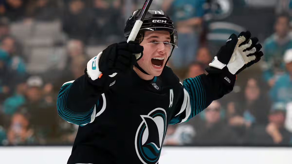 Macklin Celebrini mantém os Sharks à vista… todas as chances de entregar o troféu Hart