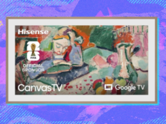 A TV de arte em tela Hisense de 55 polegadas atingiu o novo melhor preço de todos os tempos após a promoção de primavera