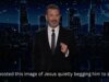 Jimmy Kimmel zomba de Trump por compartilhar outra imagem de Jesus com IA