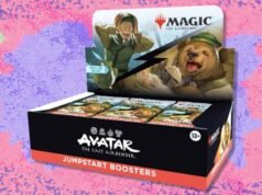 The Magic: The Gathering Avatar The Last Airbender Jumpstart Booster Box está com mais de US$ 70 de desconto na Amazon