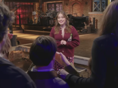 Aimee Lou Woods aborda a carne bovina do SNL na promoção do SNL UK