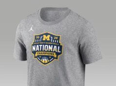 Produtos de Michigan sendo esgotados on-line enquanto os fãs comemoram a histórica vitória dos Wolverines no NCAA March Madness