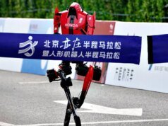 Robô chinês bate recorde mundial humano na meia maratona de Pequim