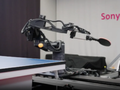 O novo robô AI da Sony provavelmente pode vencer você no tênis de mesa