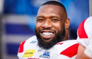 Shawn Oakman, estrela suspensa da CFL, assina na International Arena League