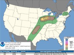 Dezenas de milhões do Texas ao Maine no caminho de fortes tempestades e possíveis tornados