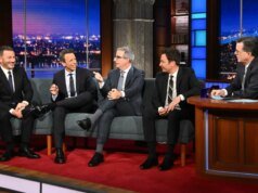 Jimmy Kimmel, John Oliver, Seth Meyers e Jimmy Fallon discutem a obsessão de Donald Trump com o Late-Night no ‘Late Show’ de Stephen Colbert: ‘Aprecio que ele esteja assistindo televisão linear’