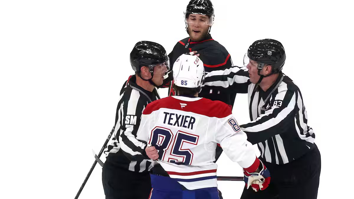 Punição para Alexandre Texier: le Canadien parece l’avoir échappé belle