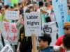 O que é o primeiro de maio? Protestos de trabalhadores eclodem em todo o mundo sobre os custos de energia devido à guerra no Irão