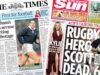 Jornais da Escócia: a lenda do rugby Scott Hastings morre e as consequências do Celtic