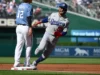 Mookie Betts retorna à escalação dos Dodgers após uma lesão oblíqua
