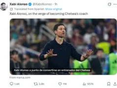 Xabi Alonso ‘confirma’ nomeação do novo técnico do Chelsea antes do anúncio oficial