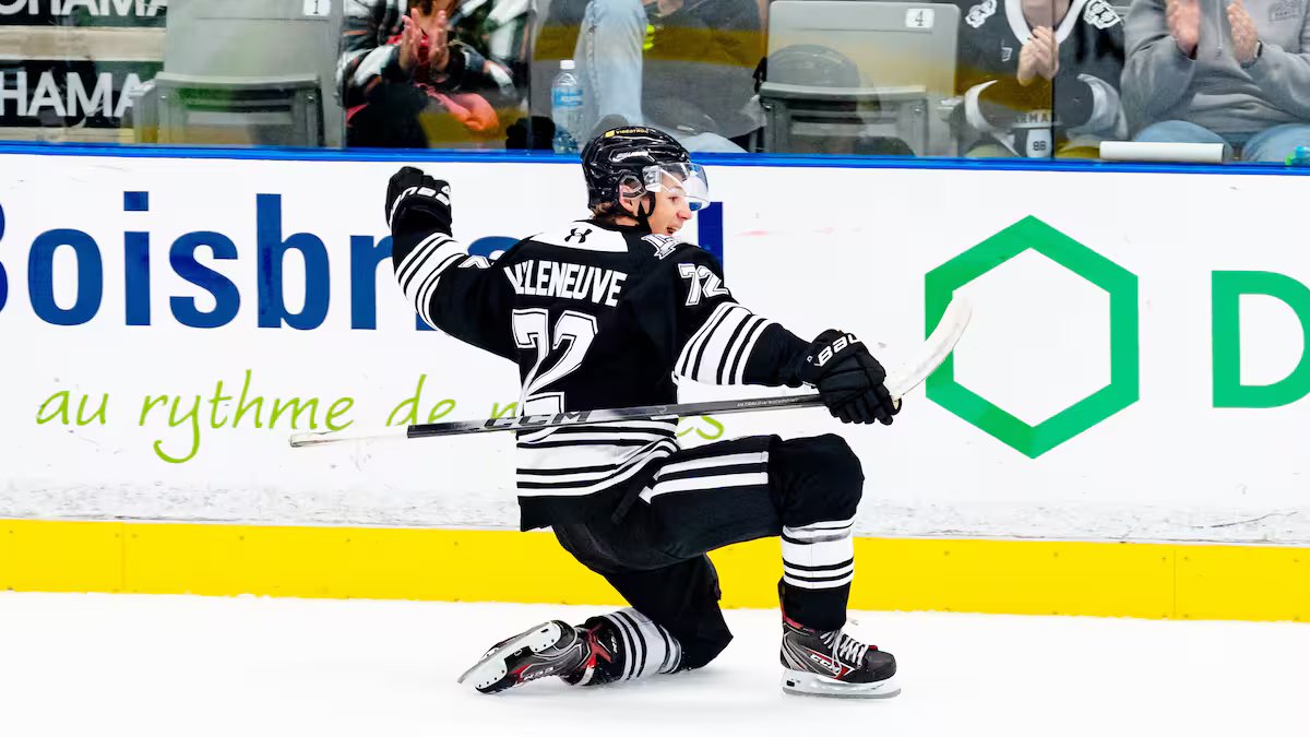 O espírito quebequense Xavier Villeneuve percorre o caminho da NCAA