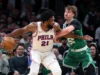 Joel Embiid lidera o 76ers na vitória por 109-100 no jogo 7 sobre o Celtics para completar a recuperação de uma desvantagem de 3-1