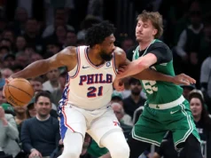 Joel Embiid lidera o 76ers na vitória por 109-100 no jogo 7 sobre o Celtics para completar a recuperação de uma desvantagem de 3-1