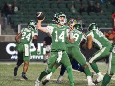 Saskatchewan Roughriders dão início ao QB Jack Coan na abertura da pré-temporada contra Calgary