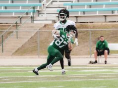 ‘Ele é uma fera’: Daniel Wiebe recebe elogios do QB Trevor Harris dos Saskatchewan Roughriders