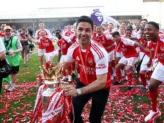 Mikel Arteta revela o momento em que soube que o Arsenal venceria a Premier League
