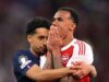 O que Gabriel disse antes do pênalti perdido na derrota do Arsenal na final da Liga dos Campeões