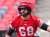 Primeira escolha geral do draft da CFL, Giordano Vaccaro, para iniciar a abertura da pré-temporada do Ottawa Redblacks