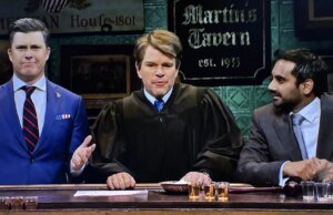 Pete Hegseth, Kash Patel e Justice Kavanaugh vão ao bar juntos para comemorar a guerra do Irã, álcool no ‘SNL’ Cold Open