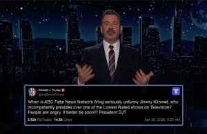 Jimmy Kimmel após o último apelo do presidente para sua demissão: “Trump tem três guerras acontecendo agora – iranianos, ucranianos e comediantes”