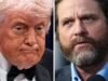 "Eles sugam ele": Zach Galifianakis está criticando os podcasters pró-Trump por sua incapacidade de fazer piadas às suas custas