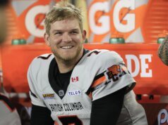 Chase Brice liderará a escalação inexperiente do BC Lions no jogo de pré-temporada da Ilha de Vancouver