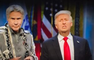 Will Ferrell aparece como Jeffrey Epstein para brigar com o velho amigo Trump por causa do ‘SNL’ Cold Open