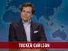 Pontuações de atualização de fim de semana com Tucker Carlson de Jeremy Culhane destruindo o Met Gala; Mikey Day e Marcello Hernández como golfinhos Kamikaze