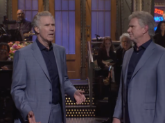 Chad Smith, baterista do Red Hot Chili Peppers, trava o monólogo de abertura de Will Ferrell, fingindo ser o apresentador do SNL da noite