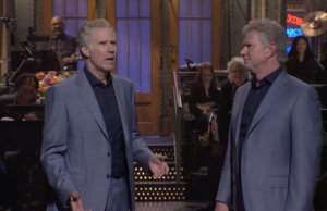 Chad Smith, baterista do Red Hot Chili Peppers, trava o monólogo de abertura de Will Ferrell, fingindo ser o apresentador do SNL da noite