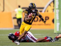 O retornador elétrico Isaiah Wooden Sr. assina novamente com Hamilton Tiger-Cats após passagem pela NFL