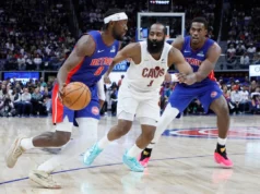 Mitchell marca 26 pontos e os Cavaliers derrotam os Pistons por 125-94 no jogo 7 para chegar à final do Leste