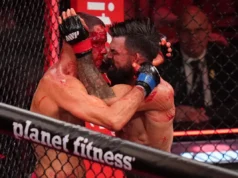 Mike Perry sangra e vence Nate Diaz em 2 rounds na eliminatória Rousey-Carano