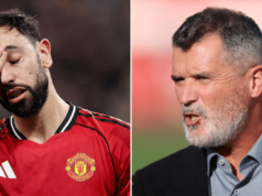 Roy Keane mira em Bruno Fernandes novamente com uma escavação de ‘burro’ na estrela do Man Utd