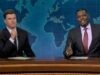 Colin Jost evita o desastre capilar em uma manobra brutal de troca de piadas do ‘SNL’