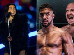 Dua Lipa responde ao pedido de Anthony Joshua x Tyson Fury que pode atrapalhar os planos de luta