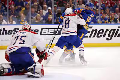 Nesta primeira partida da série contre les Sabres, o Canadien n’a rien vu passer