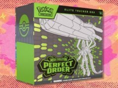A caixa de treinador Pokémon TCG Perfect Order Elite agora custa menos de US $ 80 na Amazon