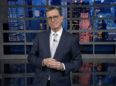 Stephen Colbert reage aos arquivos de OVNIs de Trump usando apenas clipes de Céline Dion