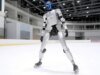 Patins de gelo e patins robô humanóide Unitree G1