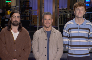 Promoção ‘SNL’: Matt Damon gosta de maçãs