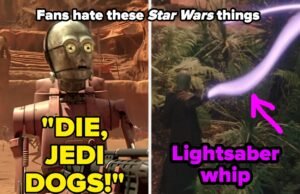 As pessoas estão compartilhando o "Mais idiota" Coisas em "Guerra nas Estrelas," E Chewbacca pode arrancar meus braços para esta postagem