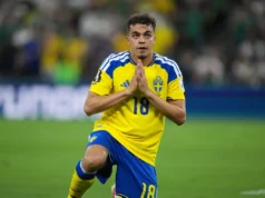 A Suécia marca 2 gols de Yasin Ayari e vence a Tunísia por 5 a 1 e avança para a liderança do Grupo F da Copa do Mundo
