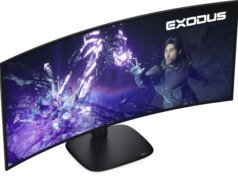 O novo monitor de jogos curvo 5K da Alienware tem quase muita coisa acontecendo