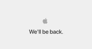 O site beta da Apple diz ‘Estaremos de volta em breve’, pouco antes da WWDC